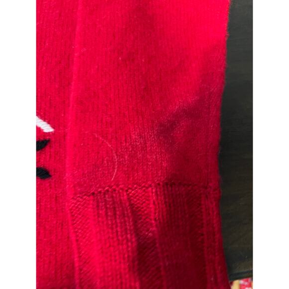 David Brooks red 100 percent wool sweater - Picture 5 of 13